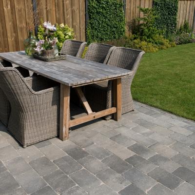 Trommel grijs/zwart 20x30 cm